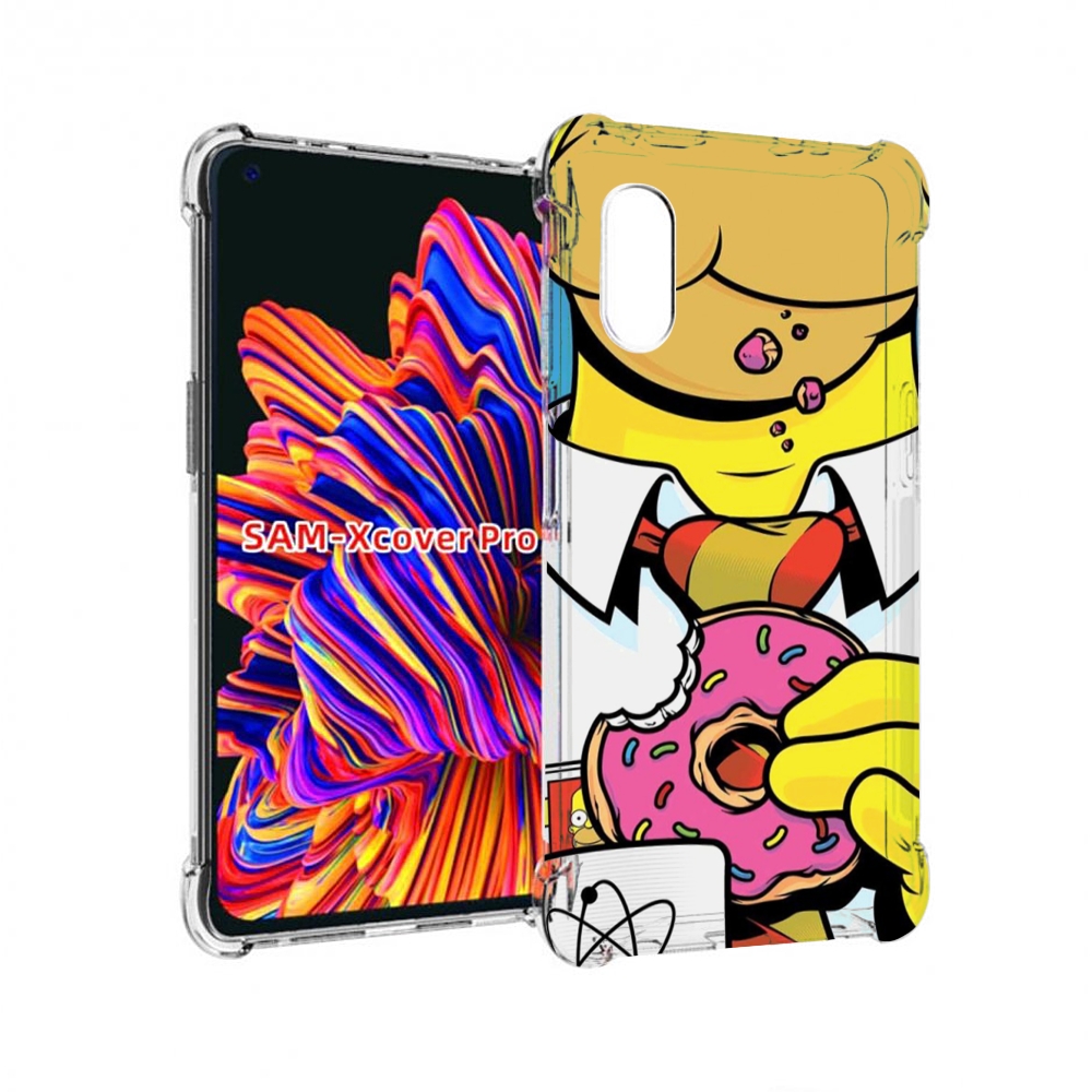 

Чехол MyPads Пончик для Samsung Galaxy Xcover Pro 1, Прозрачный, Tocco