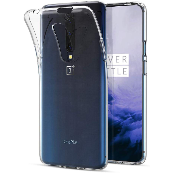 фото Силиконовый чехол для oneplus 7 pro tpu 1мм прозрачный глянцевый