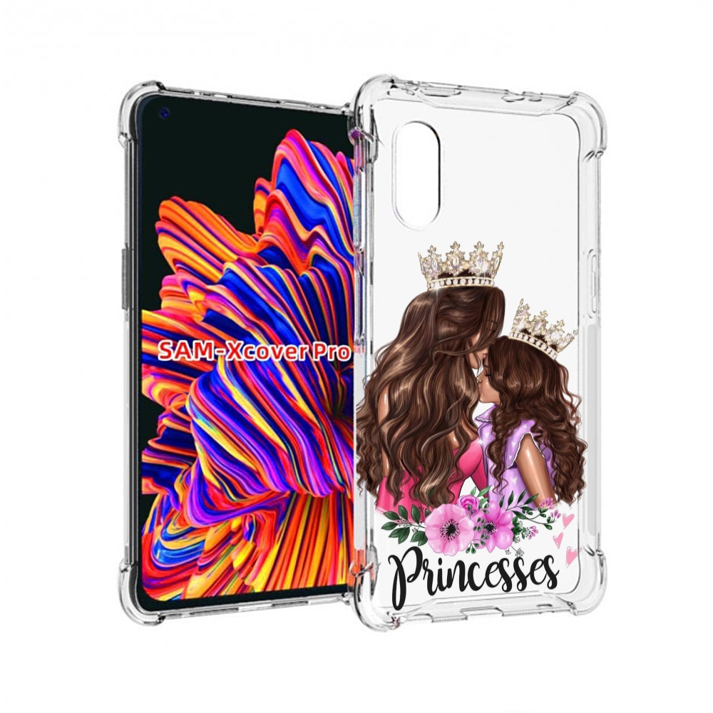 

Чехол MyPads Принцессы женский для Samsung Galaxy Xcover Pro 1, Прозрачный, Tocco