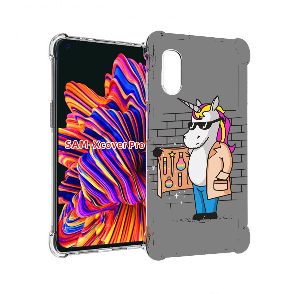 

Чехол MyPads Продавец-единорог для Samsung Galaxy Xcover Pro 1, Прозрачный, Tocco