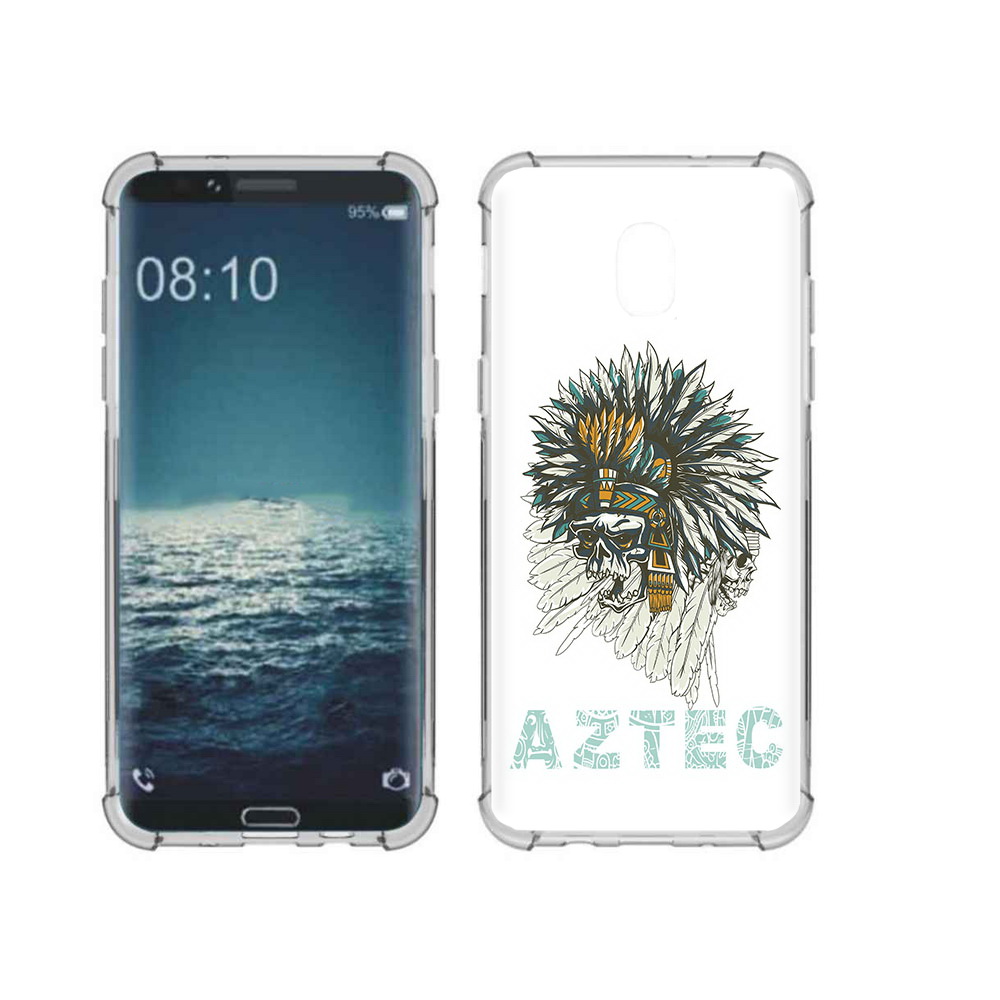 Чехол MyPads Tocco для Samsung Galaxy J3 скелет индеец (PT226926.574.602)