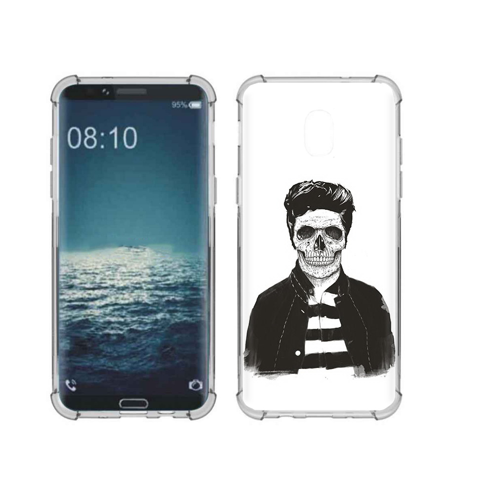 

Чехол MyPads Tocco для Samsung Galaxy J3 скелет (PT226926.574.604), Прозрачный, Tocco