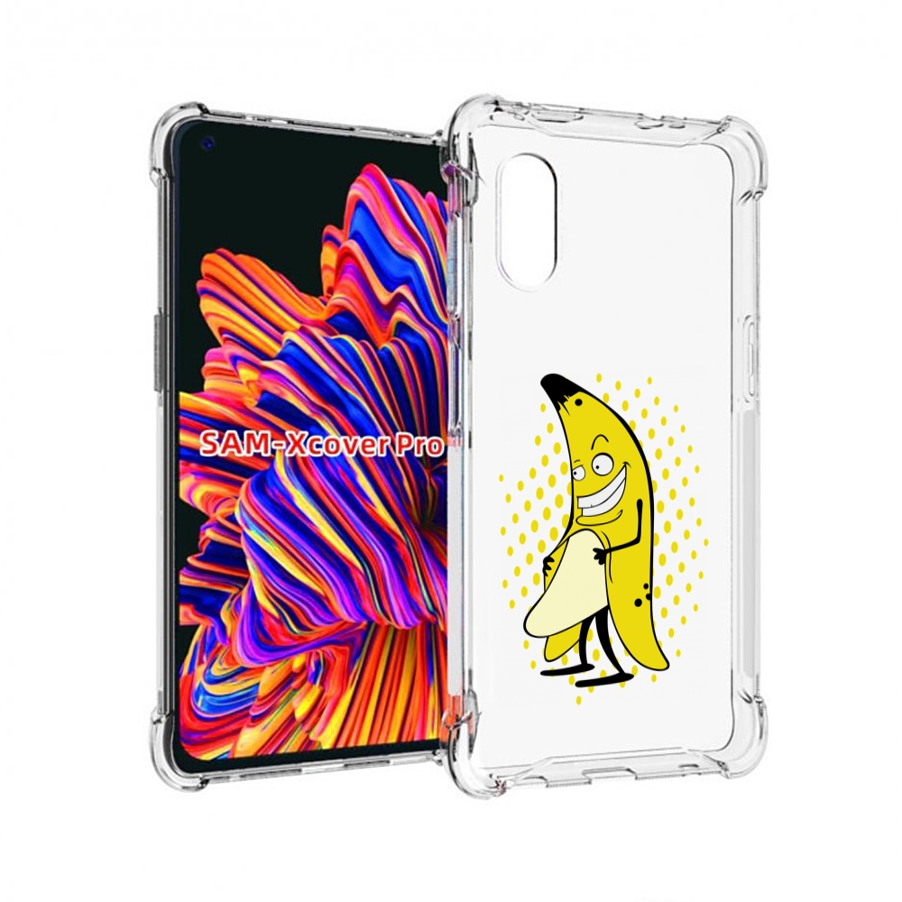

Чехол MyPads Раздетый-банан для Samsung Galaxy Xcover Pro 1, Прозрачный, Tocco