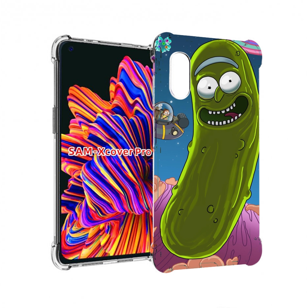 

Чехол MyPads Рик огурец для Samsung Galaxy Xcover Pro 1, Прозрачный, Tocco