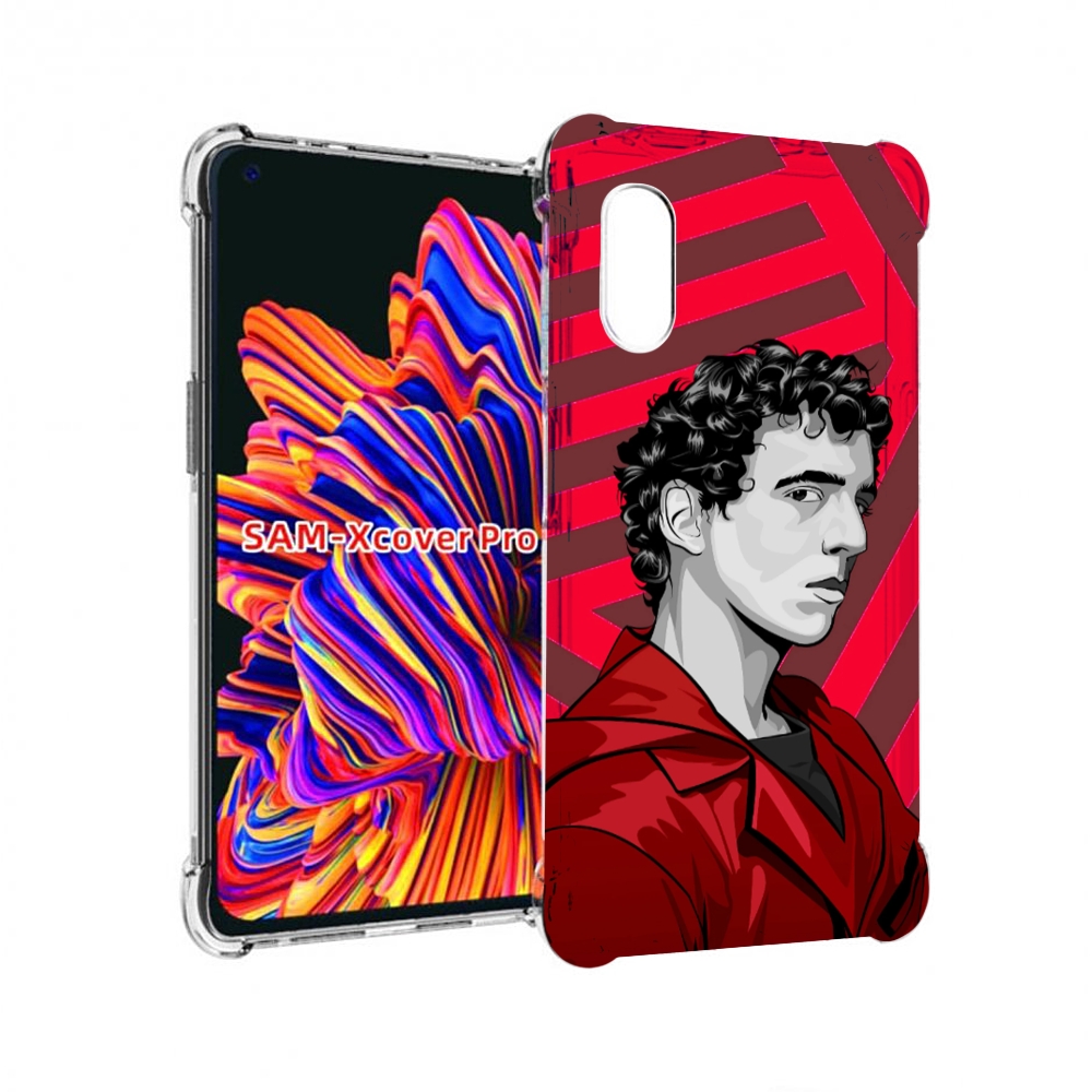 

Чехол MyPads Рио-бумажный-дом для Samsung Galaxy Xcover Pro 1, Прозрачный, Tocco