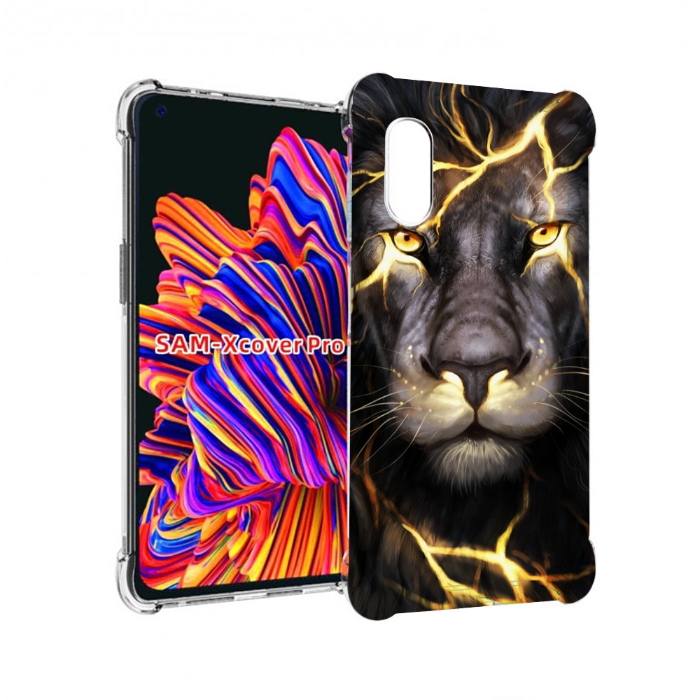 

Чехол MyPads Светящийся-лев мужской для Samsung Galaxy Xcover Pro 1, Прозрачный, Tocco