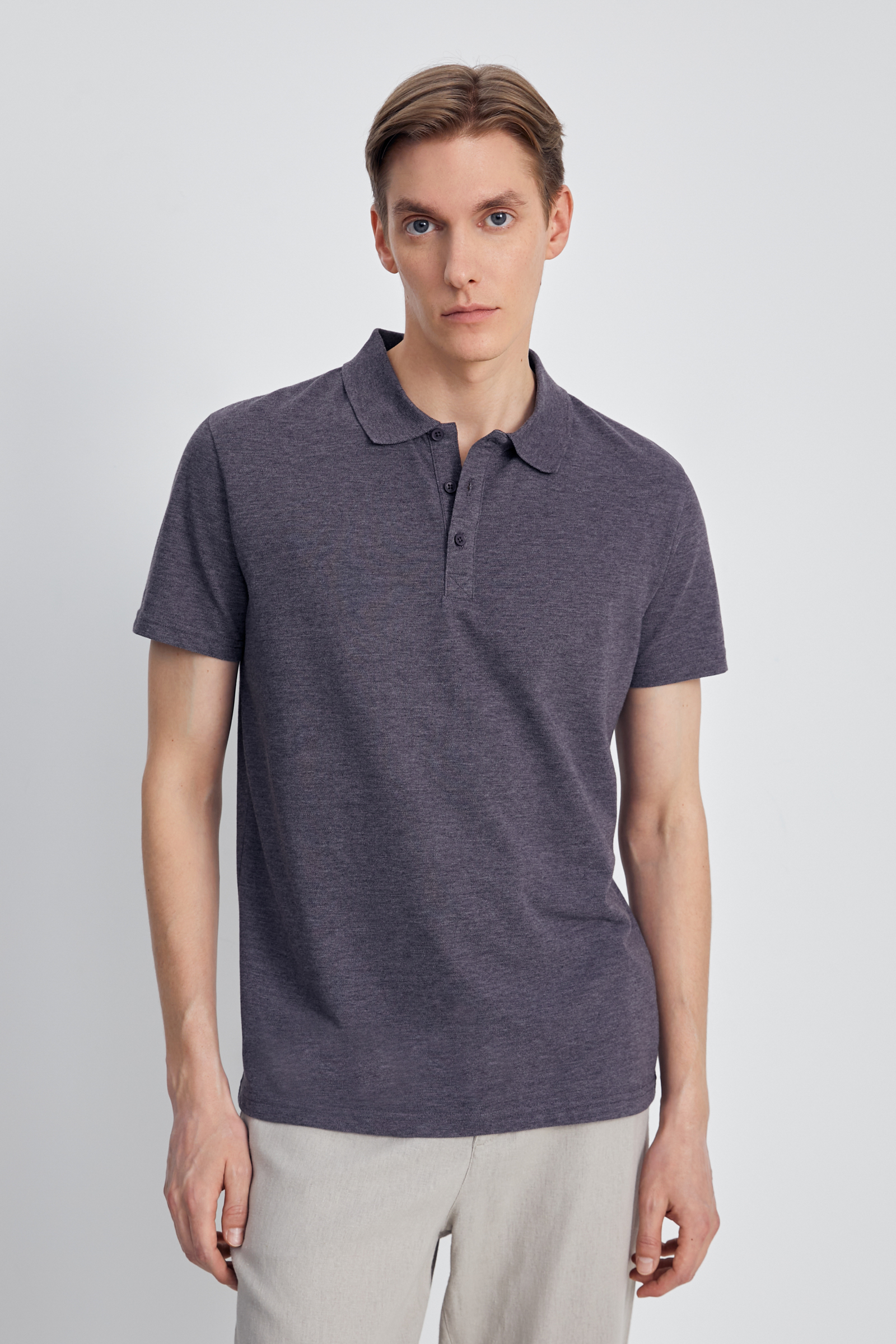 

Футболка мужская Finn Flare BAS-20006M серая S, Серый, BAS-20006M