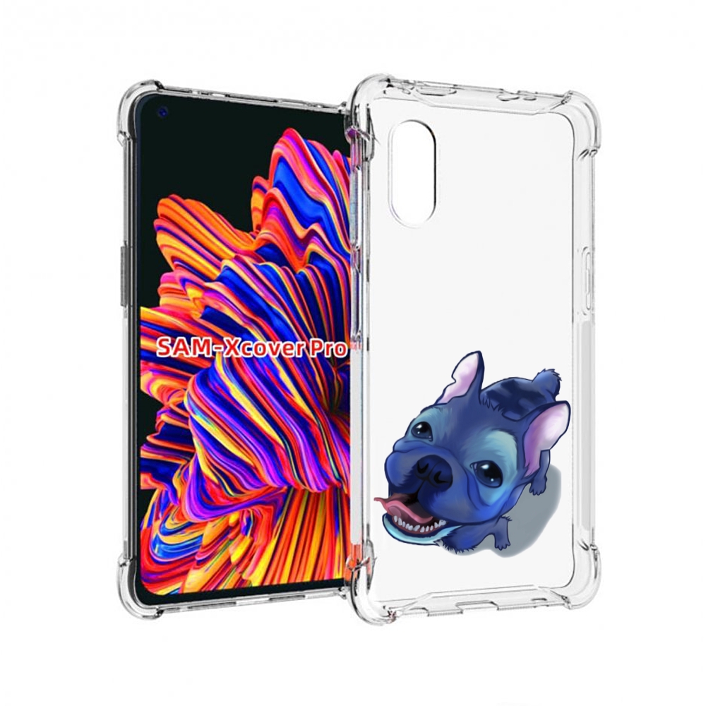 

Чехол MyPads Синий Пес для Samsung Galaxy Xcover Pro 1, Прозрачный, Tocco