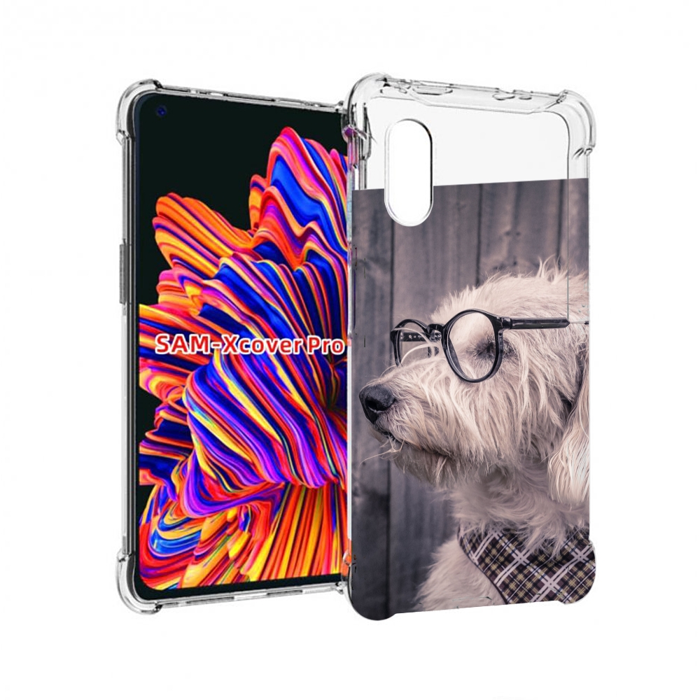 

Чехол MyPads Собака-в-очках для Samsung Galaxy Xcover Pro 1, Прозрачный, Tocco