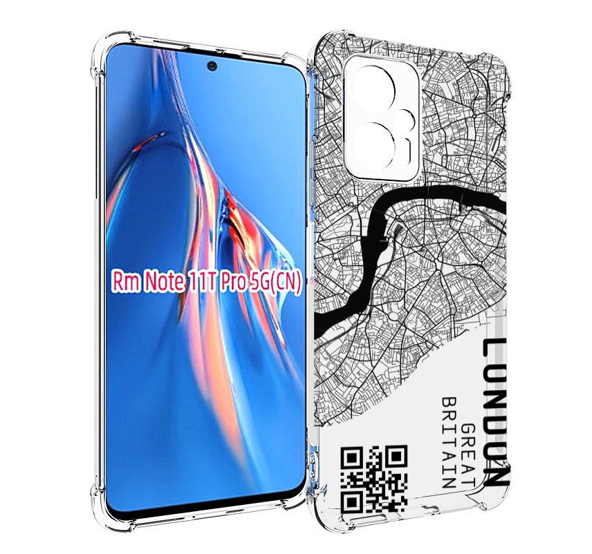 

Чехол MyPads схема-лондон для Xiaomi Redmi Note 11T Pro / 11T Pro Plus / Poco X4 GT про..., Прозрачный, Tocco