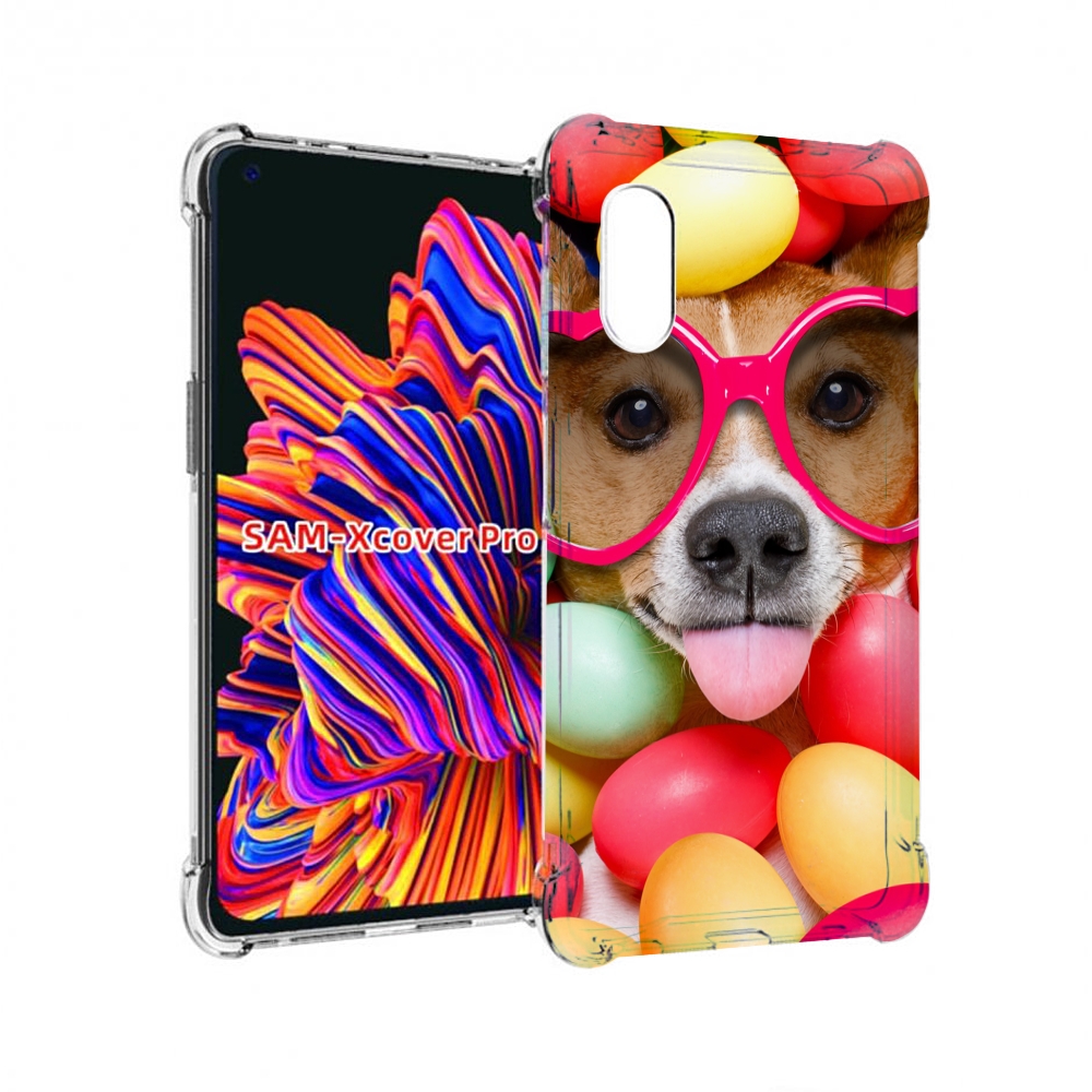

Чехол MyPads Собака-в-яйцах для Samsung Galaxy Xcover Pro 1, Прозрачный, Tocco