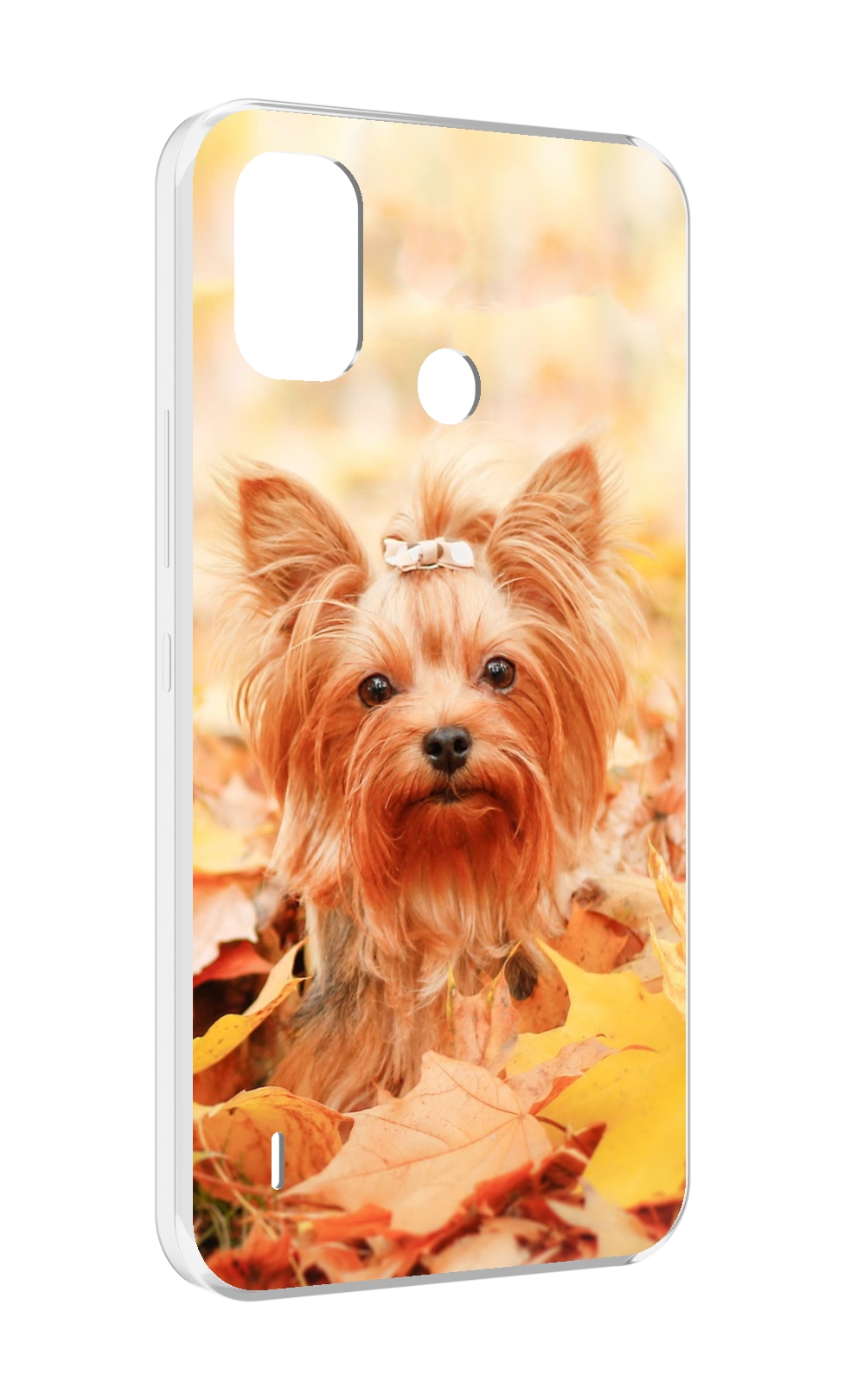 

Чехол MyPads еркширдскии терьер иорк для Itel A48, Прозрачный, Tocco