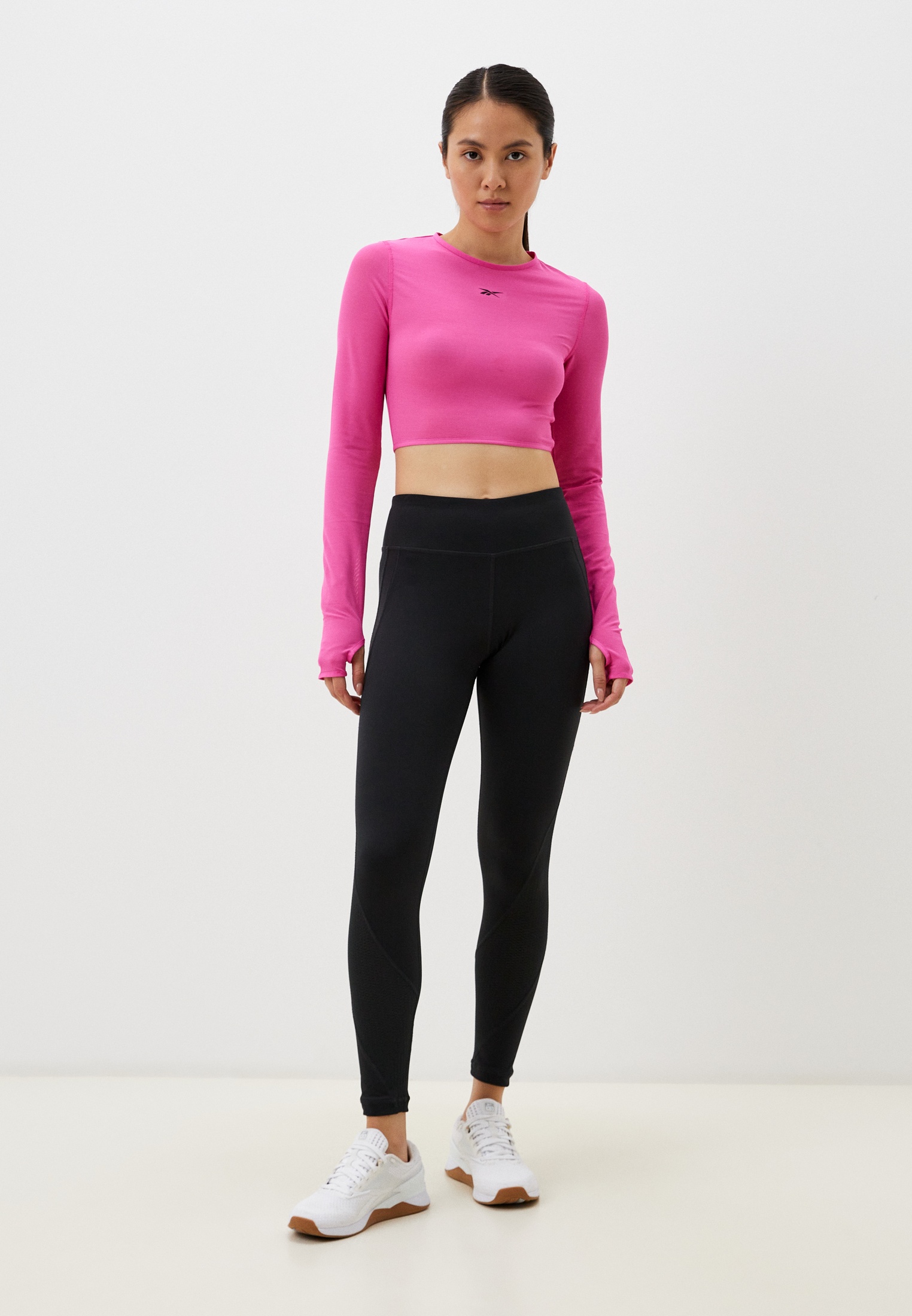 

Футболка женская Reebok STUDIO MESH LS TOP розовая M, Розовый, STUDIO MESH LS TOP