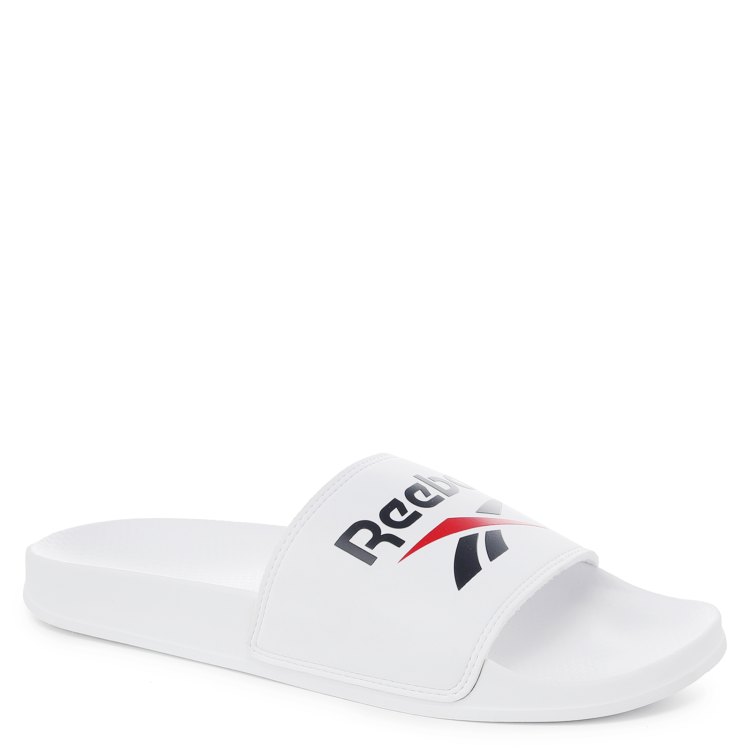 фото Сланцы мужские reebok rbk fulgere slide белые 40.5 eu