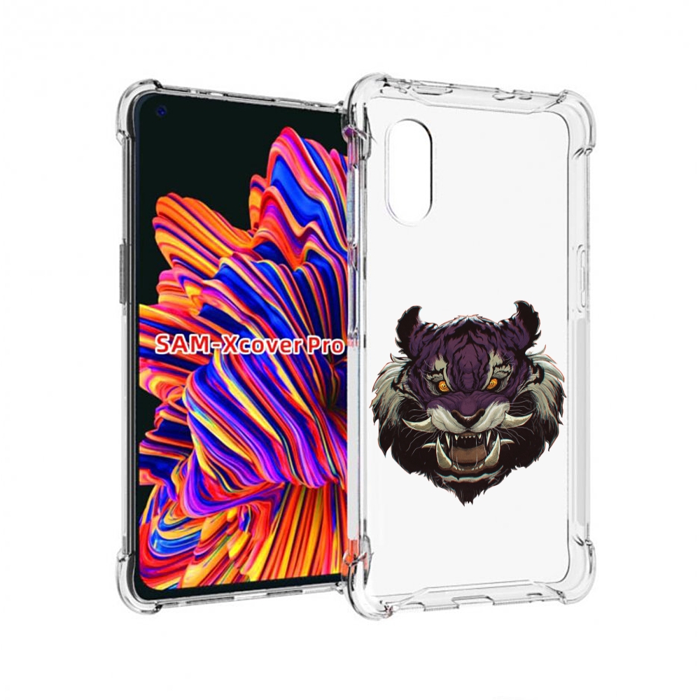 

Чехол MyPads Страшный-тигр для Samsung Galaxy Xcover Pro 1, Прозрачный, Tocco