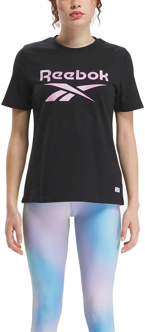 

Футболка женская Reebok GRADIENT GRAPHIC TEE черная 2XS, Черный, GRADIENT GRAPHIC TEE