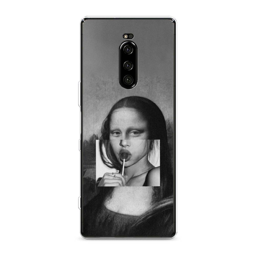 

Чехол Awog на Sony Xperia XZ4/Xperia 1 "Mona Lisa sucking lollipop", Разноцветный, 53850-9
