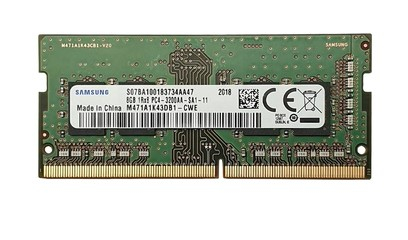 

Оперативная память Samsung M471A1K43DB1-CWE/D0, DDR4 1x8Gb, 3200MHz, M471A1K43DB1-CWE/D0