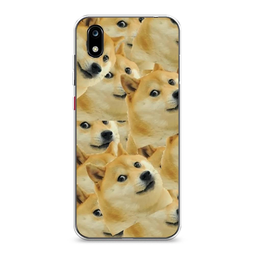 

Чехол Awog на ZTE Blade A7 2019 / ЗТЕ Блэйд A7 2019 "Собака-подозревака фон", Разноцветный, 133150-9