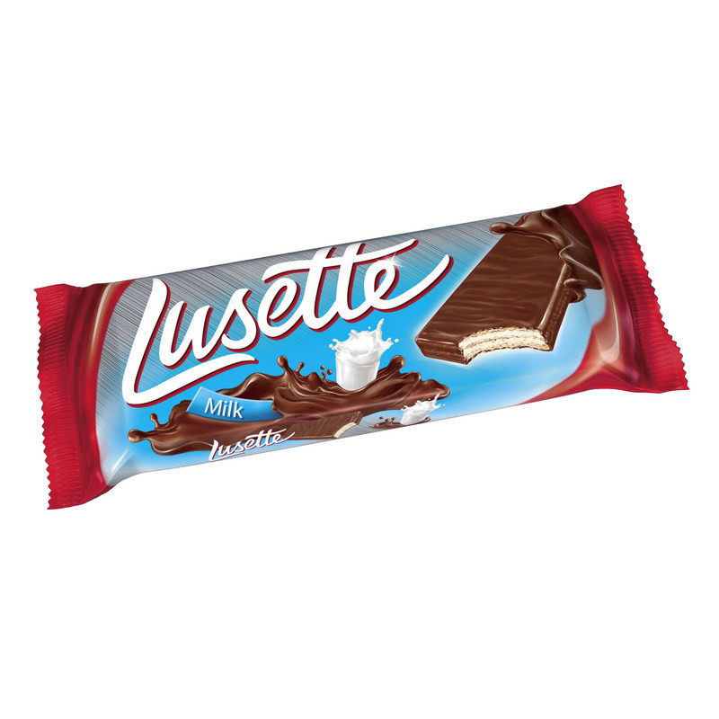 

Вафли Lusette с молочно-кремовой начинкой, 28штx30г