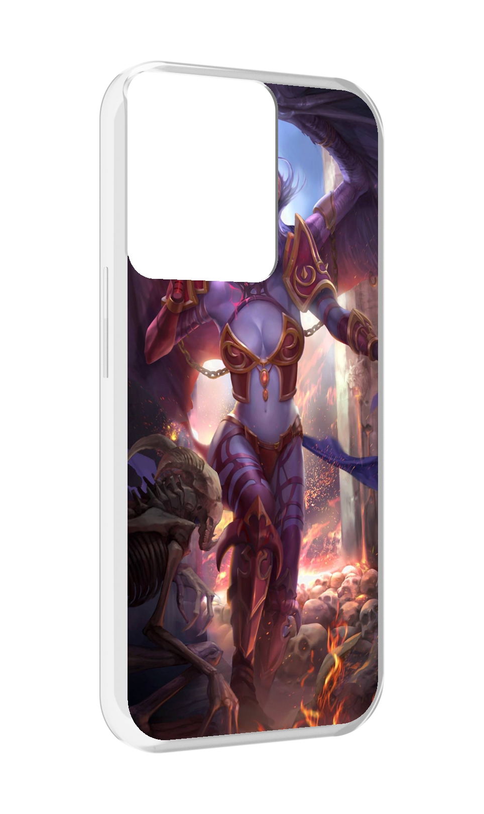 

Чехол MyPads queen of pain dota 2 для OPPO Reno 8, Прозрачный, Tocco