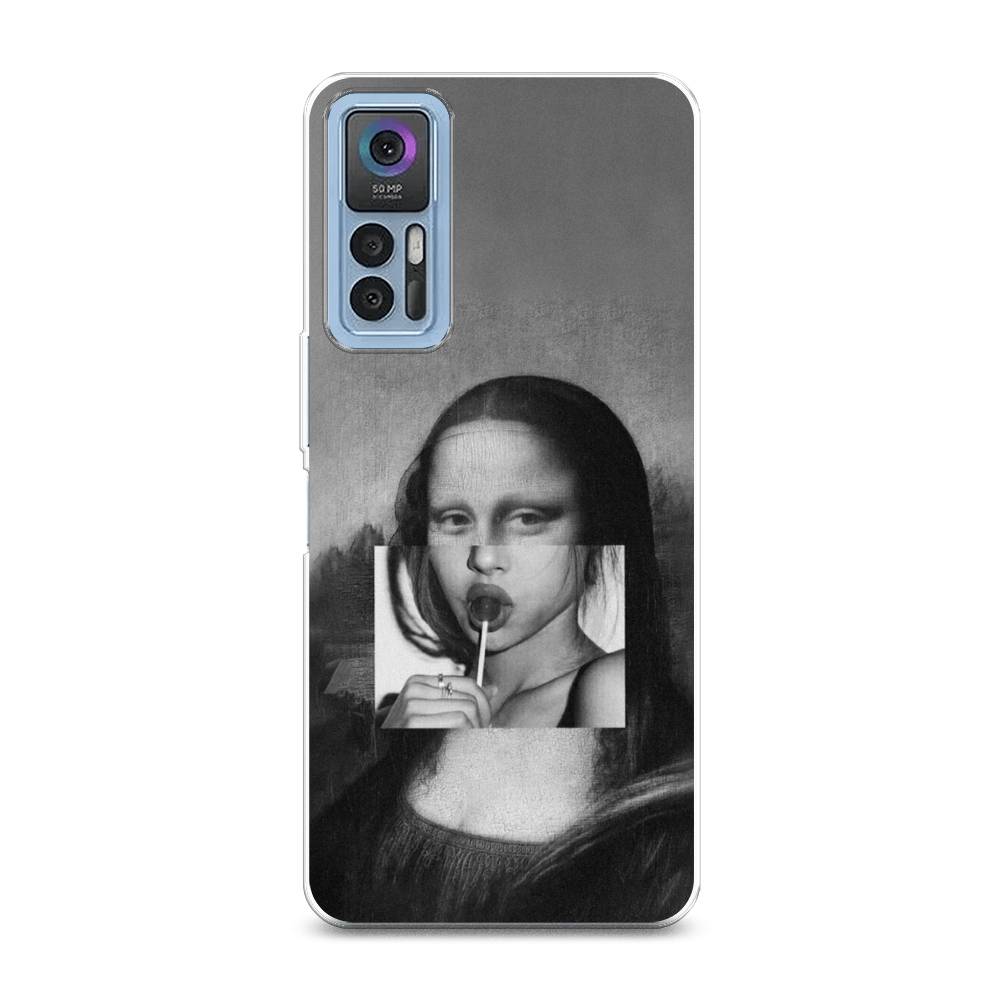 

Чехол Awog на TCL 30/30 Plus "Mona Lisa sucking lollipop", Разноцветный, 290650-9