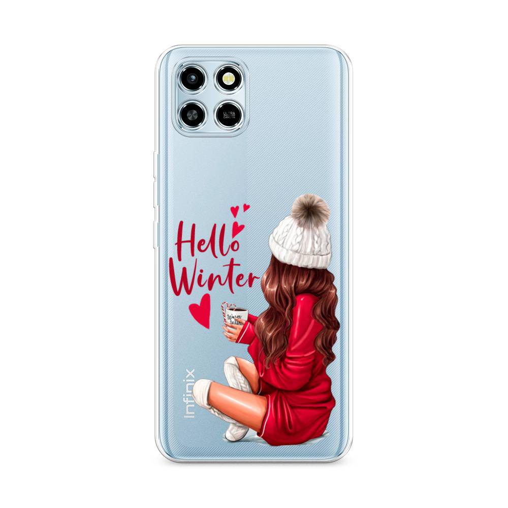 

Чехол для Infinix Smart 6 HD "Hello winter", Красный;белый;коричневый, 3101650-5
