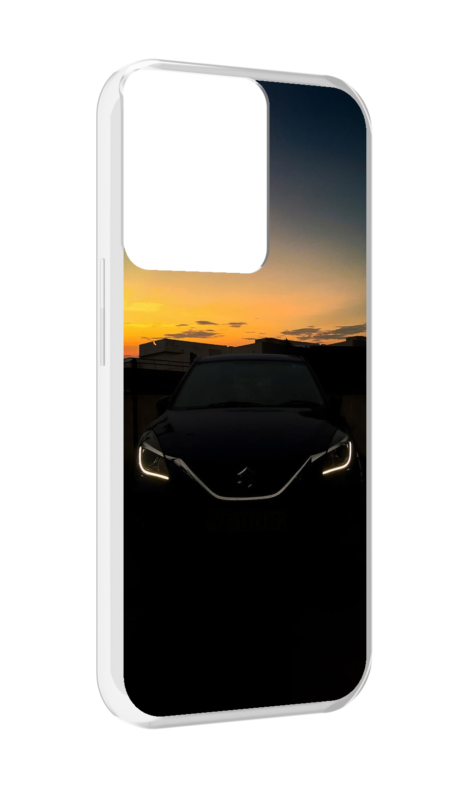 

Чехол MyPads suzuki 2 мужской для OPPO Reno 8, Прозрачный, Tocco