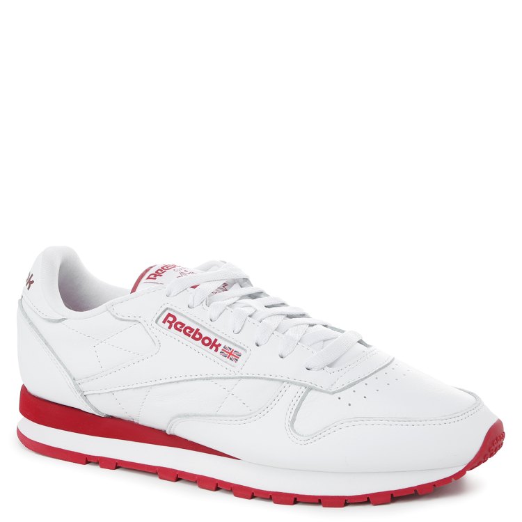 фото Кроссовки мужские reebok classic leather белые 40 eu