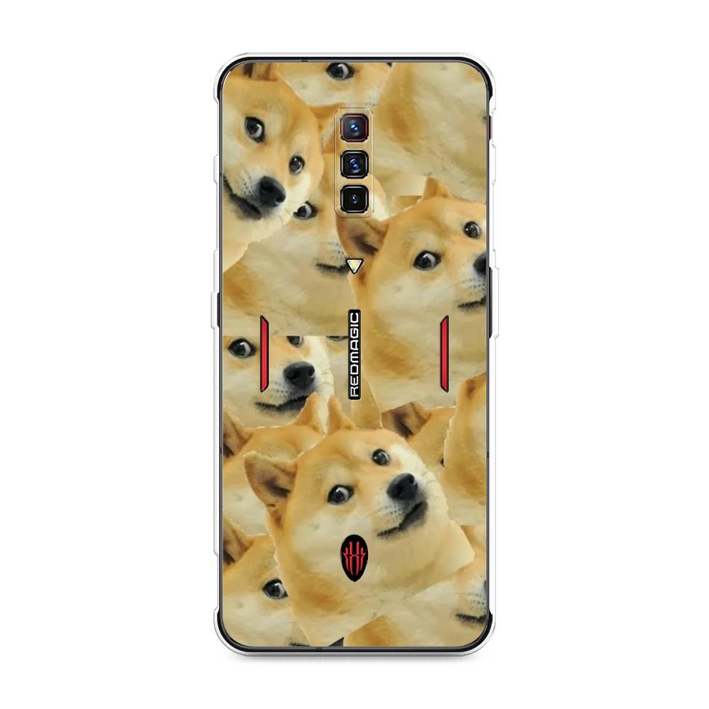 

Чехол Awog на ZTE Nubia Red Magic 6 / ЗТЕ Нубиа Ред Мэджик 6 "Собака-подозревака фон", Разноцветный, 135150-9