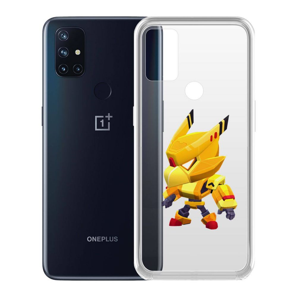 

Чехол-накладка Brawl Stars-Ворон Золотой Меха для OnePlus Nord N10 5G