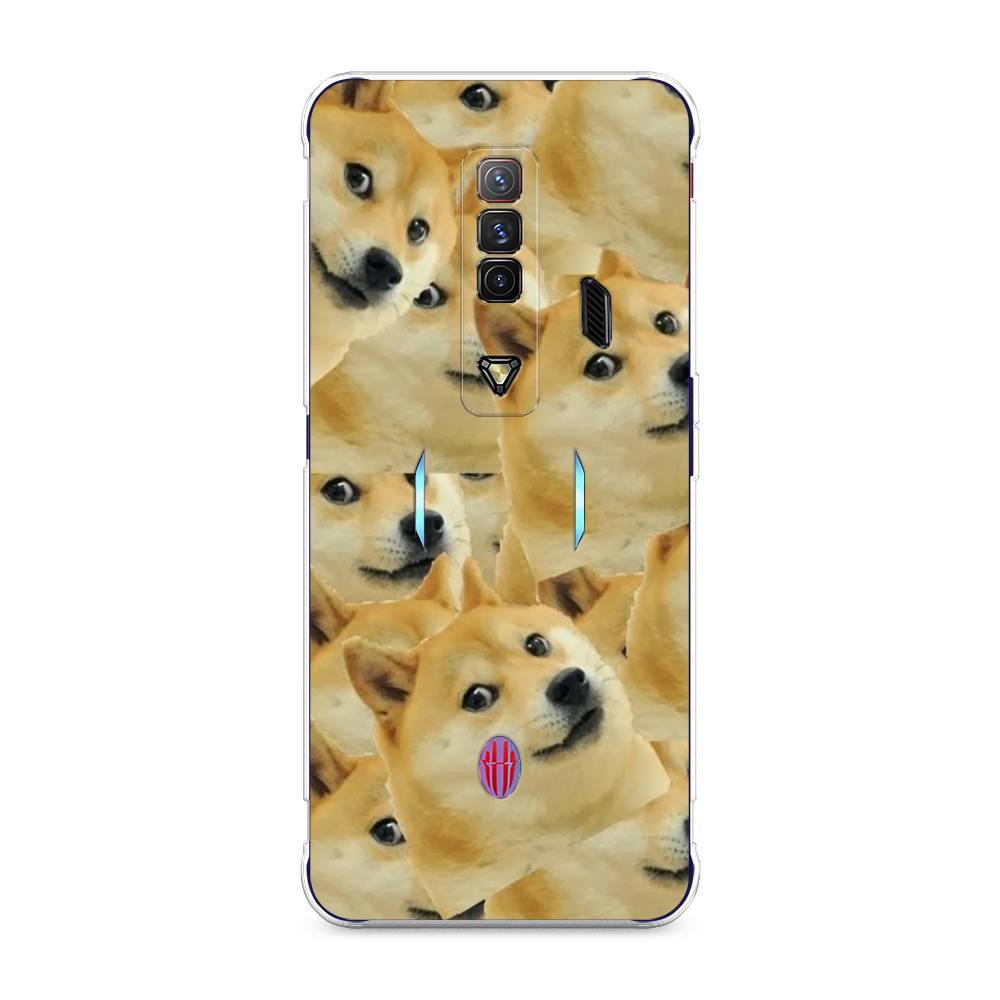 

Чехол Awog на ZTE Nubia Red Magic 7 / ЗТЕ Нубиа Ред Мэджик 7 "Собака-подозревака фон", Разноцветный, 135950-9