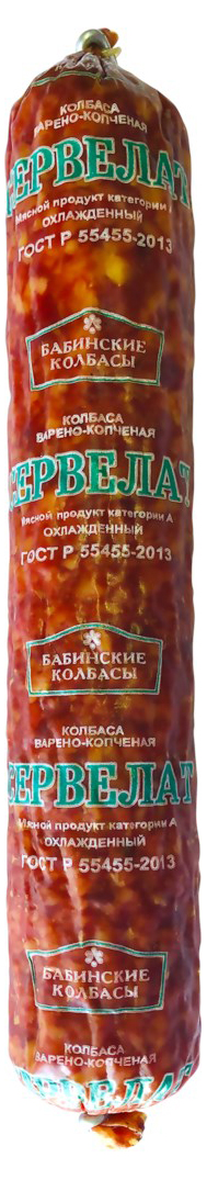 

Колбаса Бабинские колбасы Сервелат варено-копченая