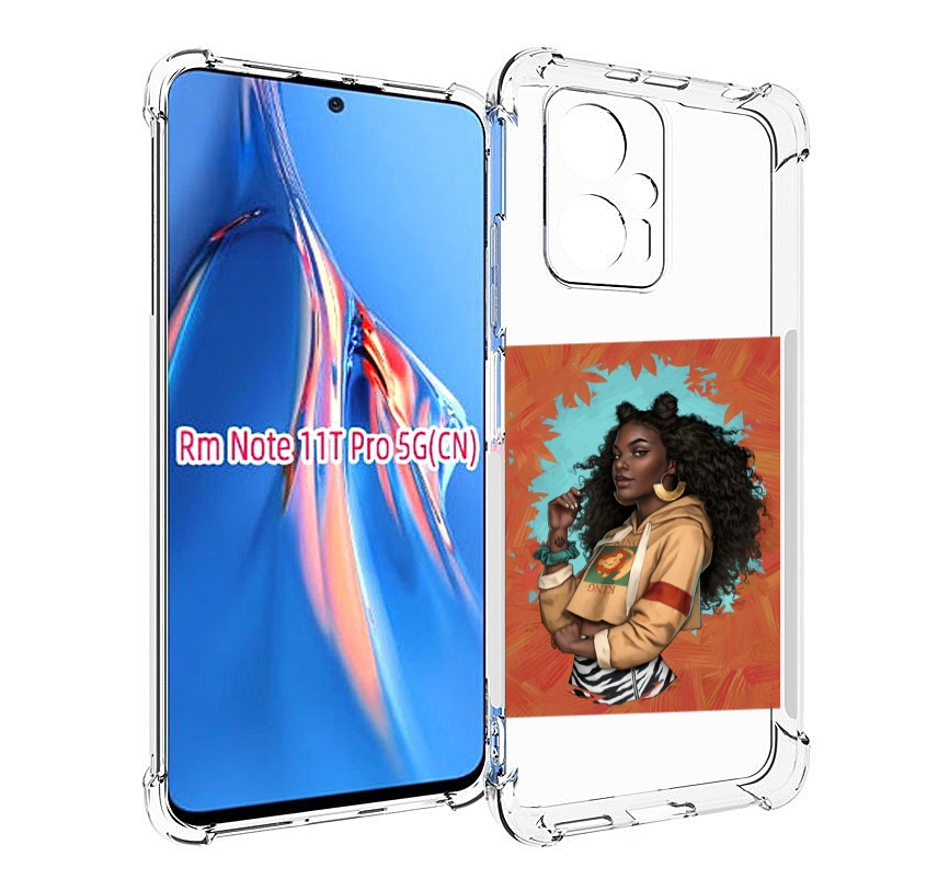 

Чехол MyPads темная-девушка женский для Xiaomi Redmi Note 11T Pro / 11T Pro Plus / Poco..., Прозрачный, Tocco
