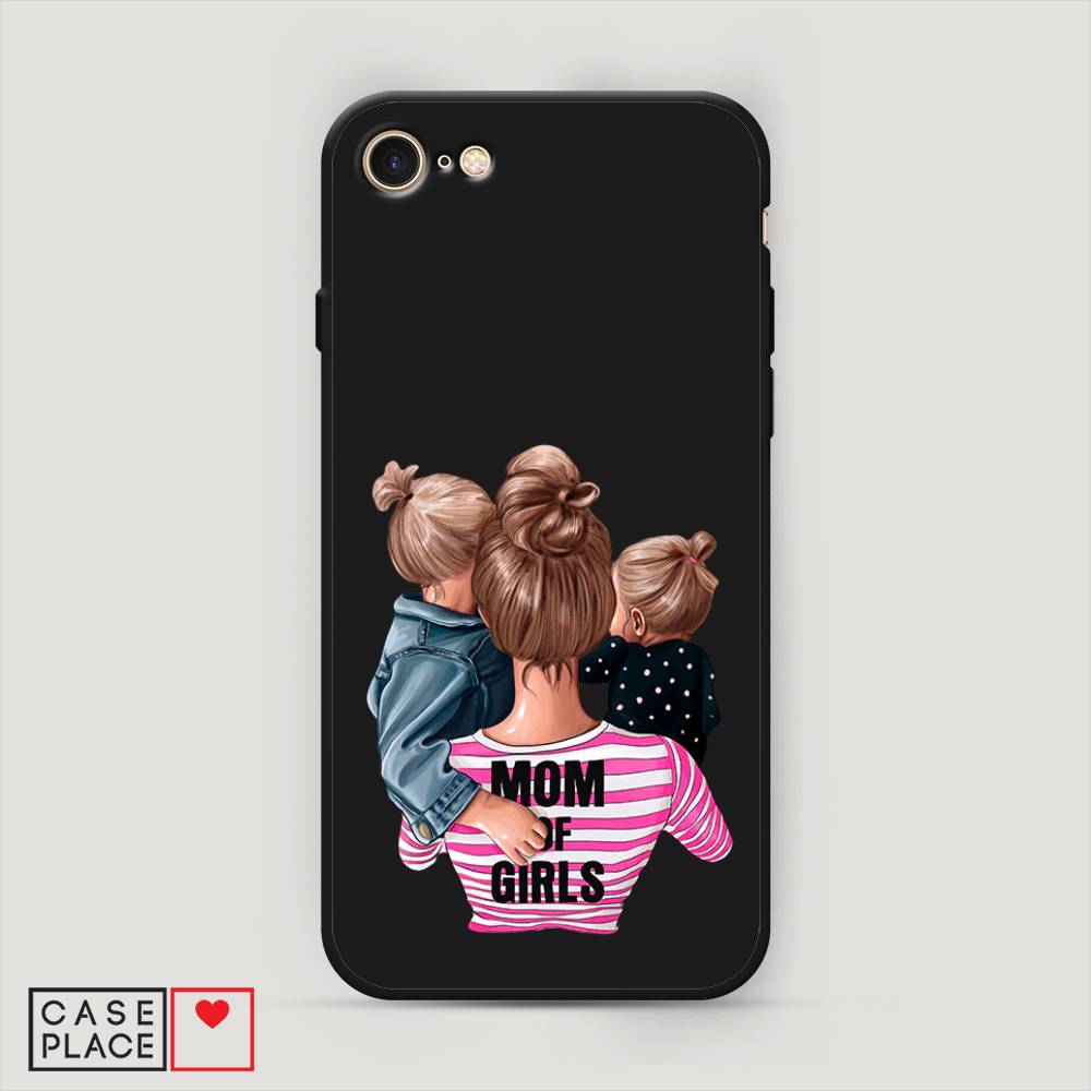 

Чехол Awog на Apple iPhone SE 2020 / Айфон SE 2020 "Mom of Girls", Разноцветный, 12452-1