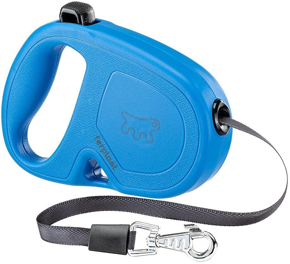 

Поводок-рулетка FERPLAST FLIPPYONE TAPE, 5 м, синий, Flippyone