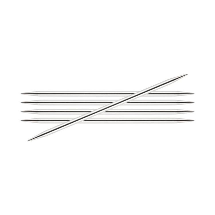

Спицы носочные KnitPro Nova Metal 15 см, латунь, 2.5 мм
