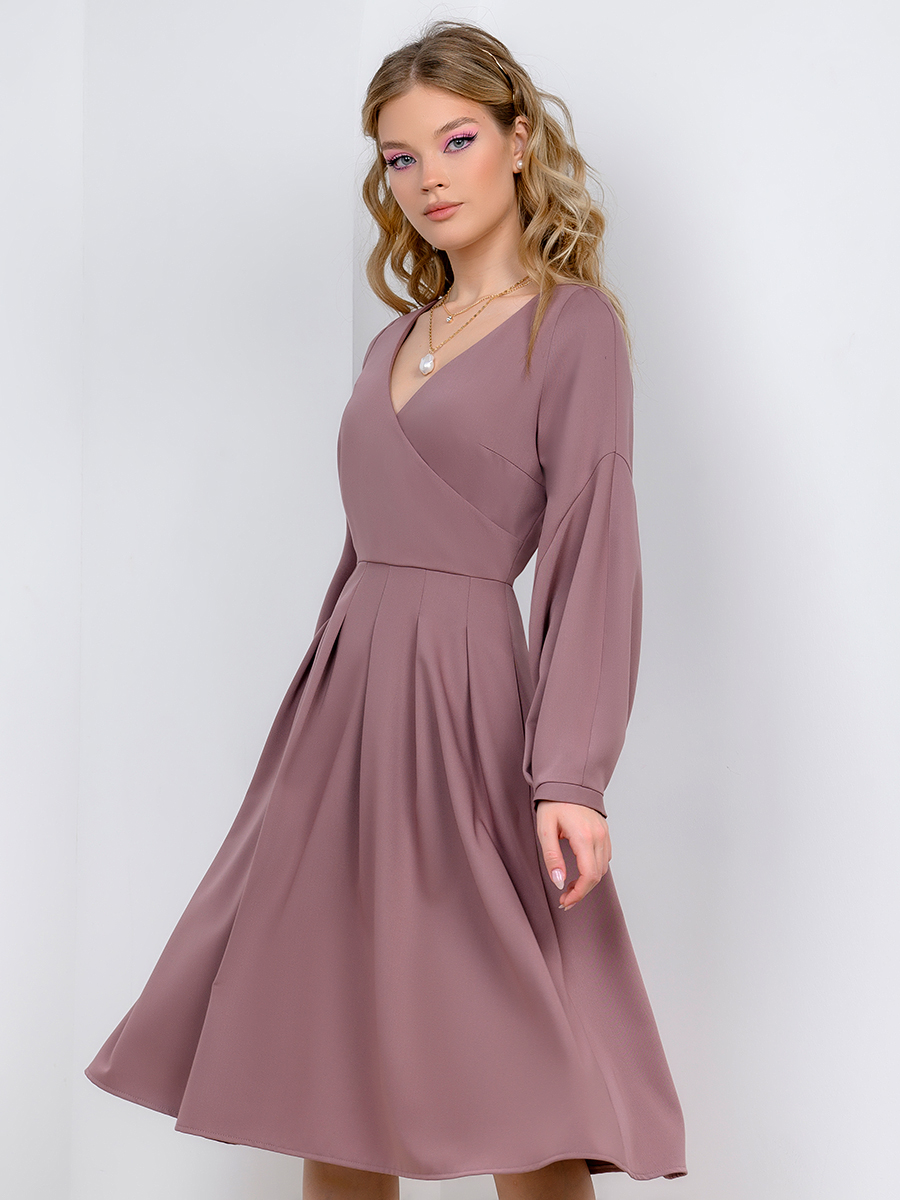 фото Платье женское 1001dress 0142101-02556 бежевое 40 ru