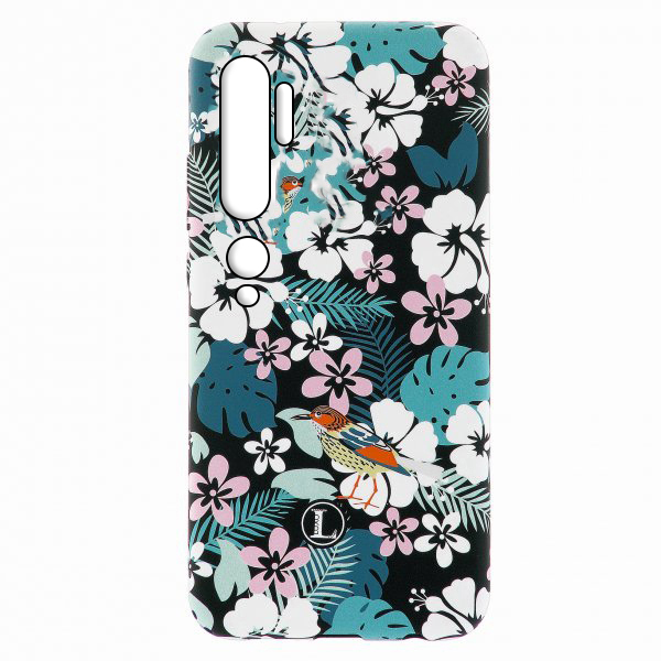 фото Силиконовый чехол для xiaomi mi note 10 luxo flowers h11