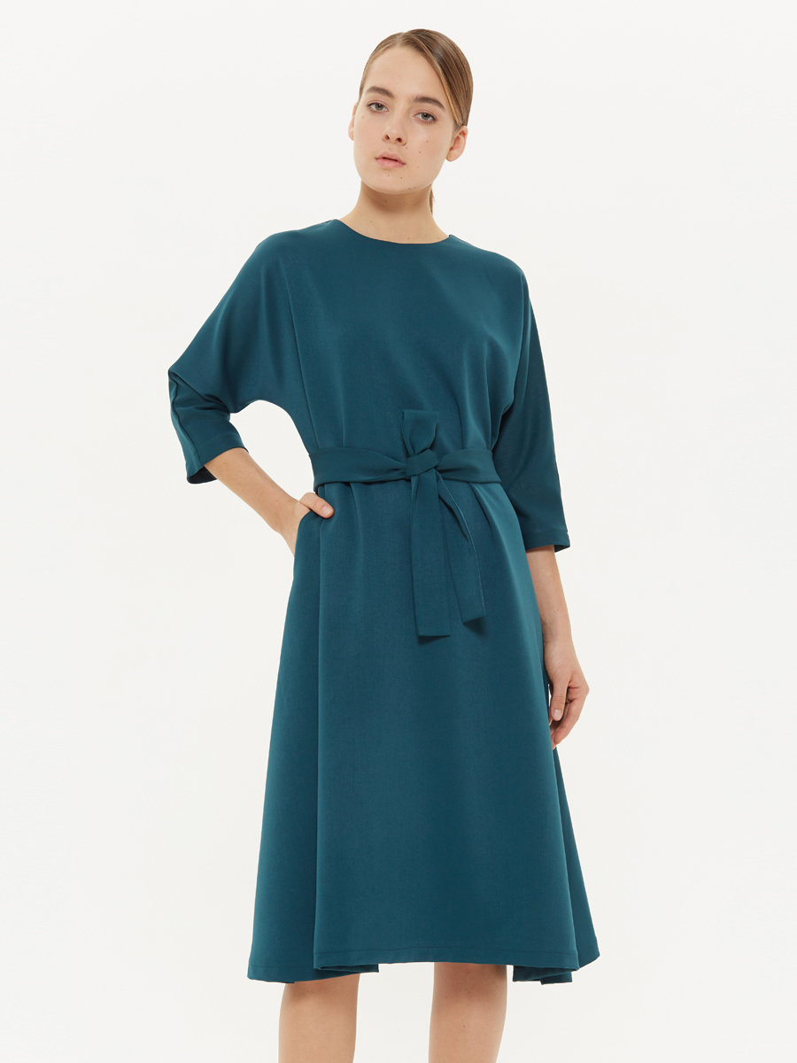 фото Платье женское 1001dress bf00023 зеленое 50 ru
