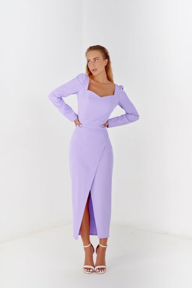 

Платье женское Lipinskaya Brand riche_515 фиолетовое L, riche_515