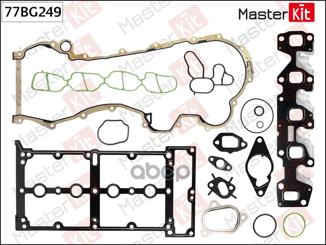 

MASTERKIT к-кт прокладок ГБЦ OPEL Z13DT 77BG249