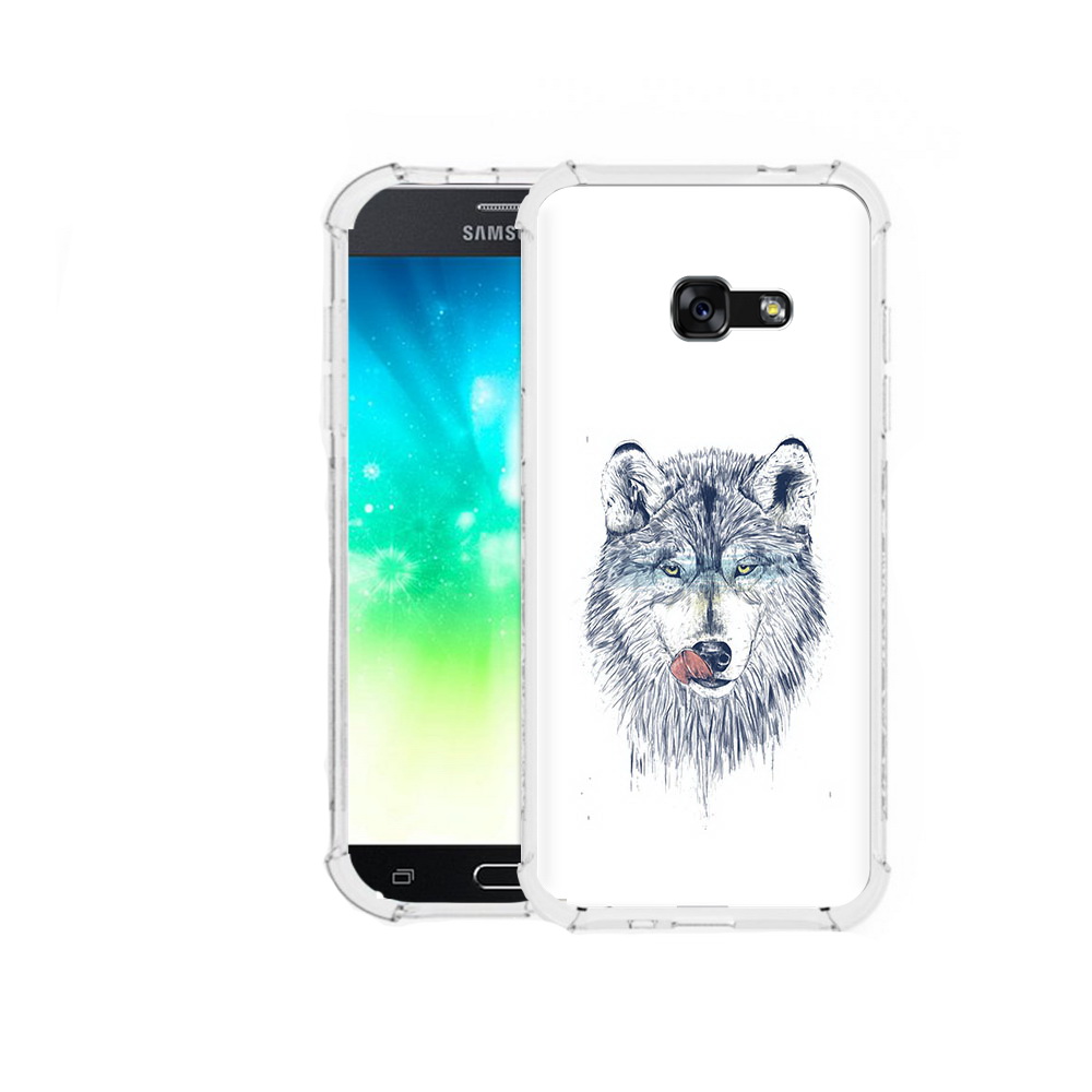 

Чехол MyPads Tocco для Samsung Galaxy A3 (2016) голодгый волк, Прозрачный, Tocco