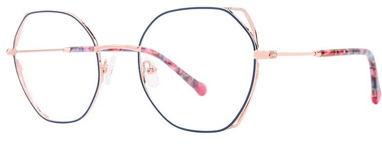 

Оправа для очков женская Glone MW4046 C3, rose gold/blue painting, MW4046 C3