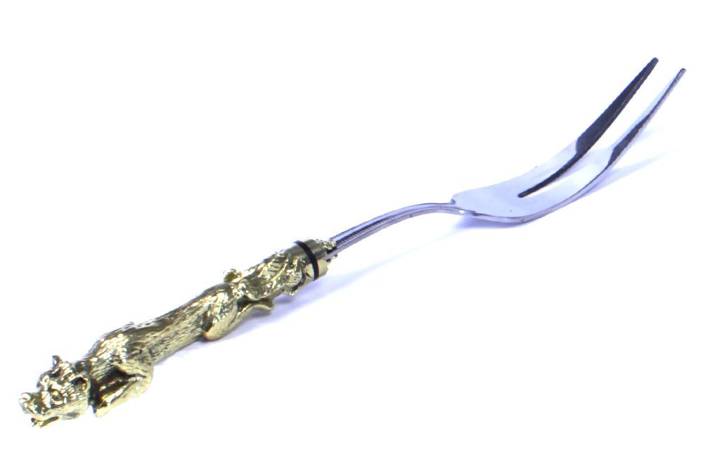 Вилка для снятия мяса - Медведь (цельное литье)