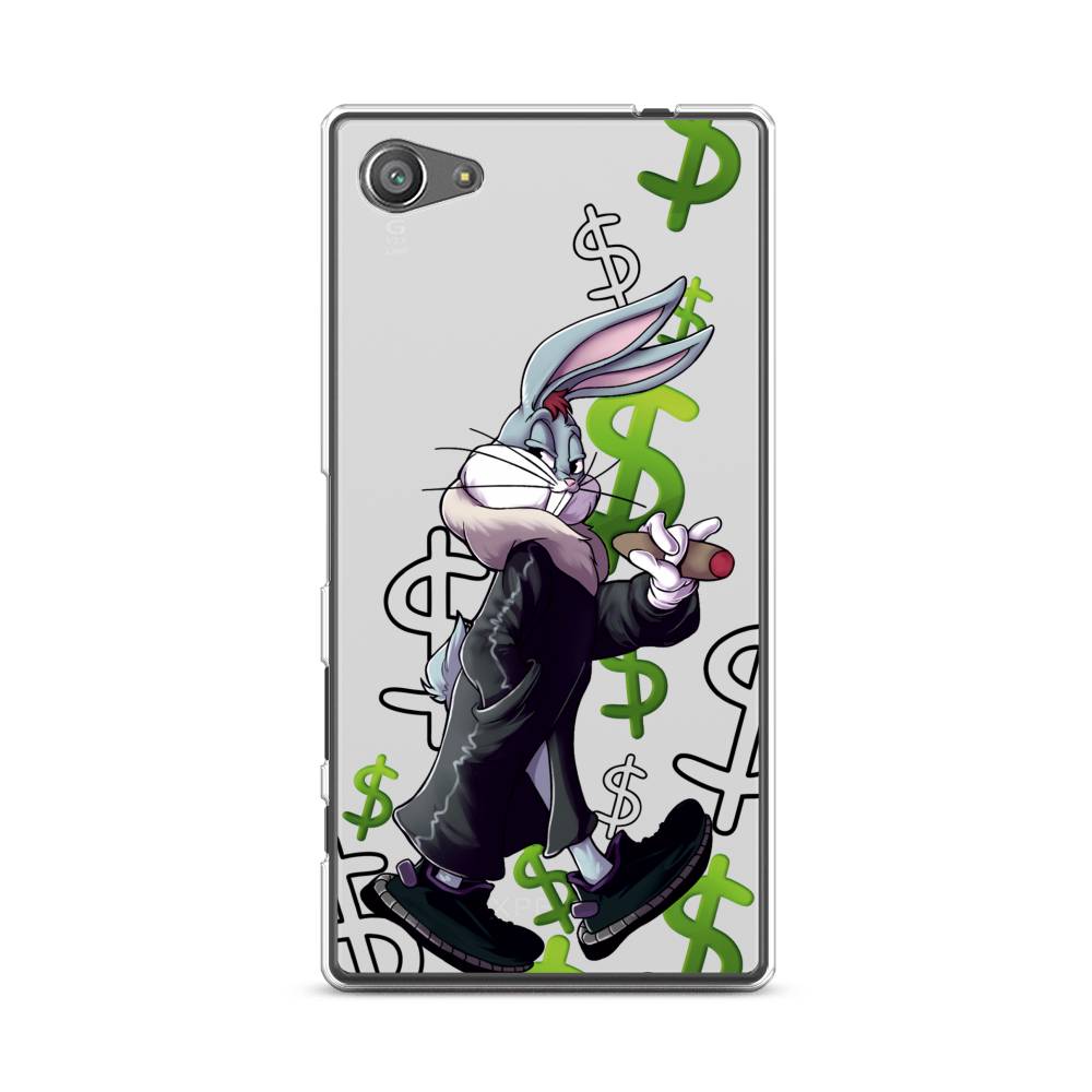 

Чехол на Sony Xperia Z5 compact "Rich Bugs Bunny", Зеленый;черный;голубой, 52250-6