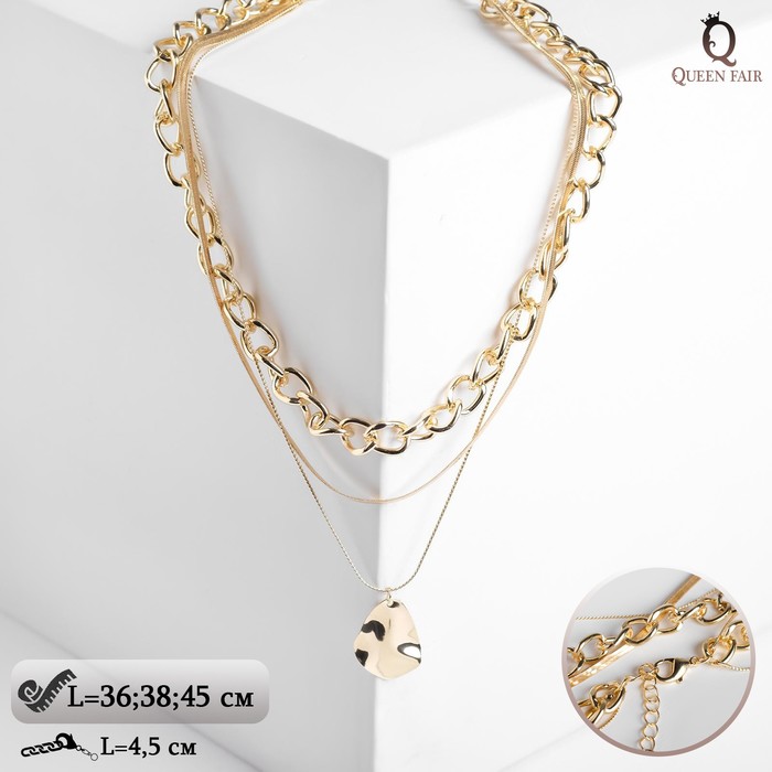 

Колье из металла 45 см Queen Fair 4935820, 4935820