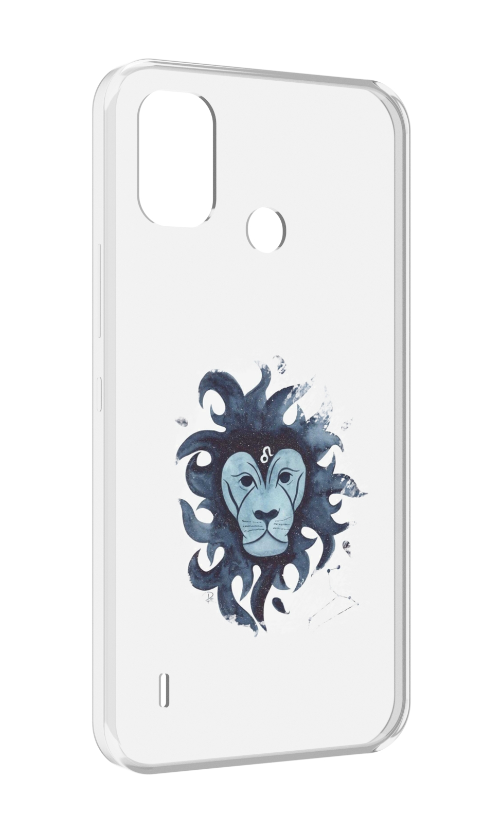 

Чехол MyPads знак зодиака лев 5 для Itel A48, Прозрачный, Tocco