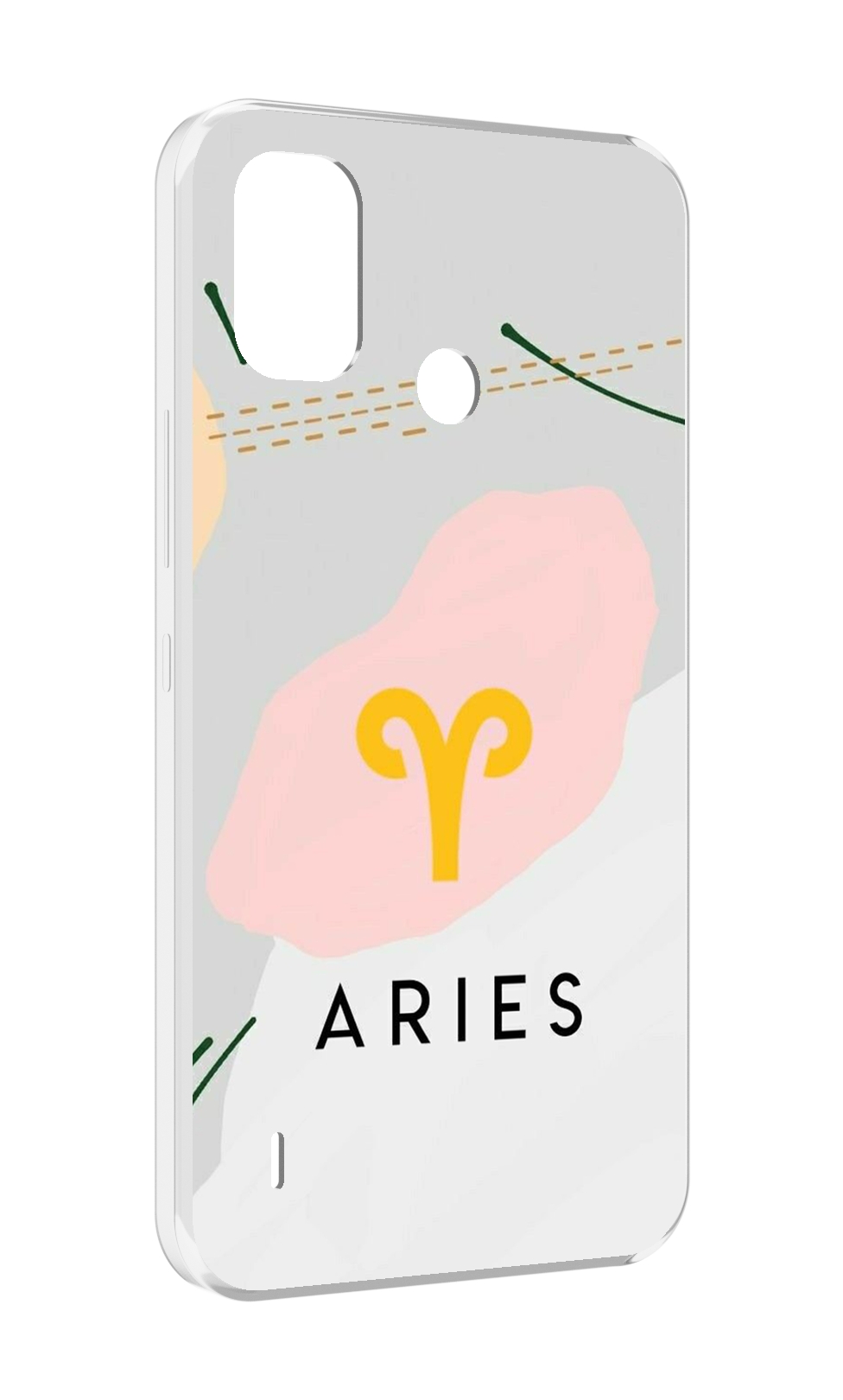 

Чехол MyPads знак зодиака овен 7 для Itel A48, Прозрачный, Tocco