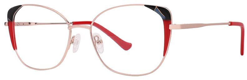 

Оправа для очков женская Glone MW6019 C3, rose gold/green pattern/red, MW6019 C3